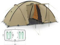 4 местные палатки Pinguin Base Camp